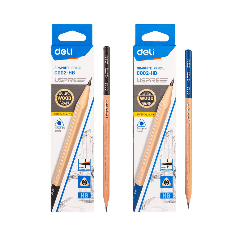 DELI ΜΟΛΥΒΙ ΤΡΙΓΩΝΙΚΟ HB USPIRE 12 ΤΕΜΑΧΙΑ