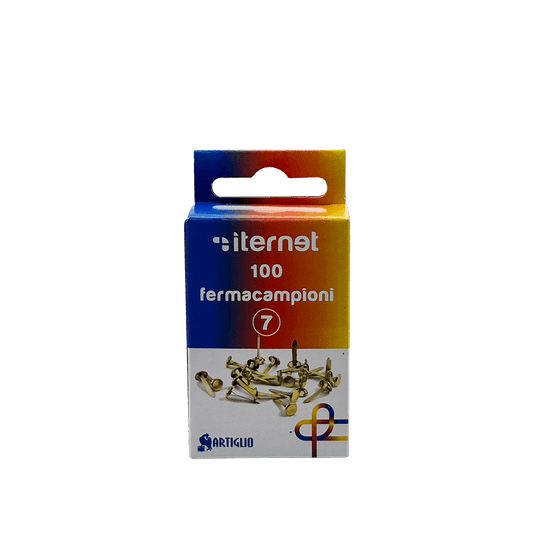 ARTIGLIO ΔΙΠΛΟΚΑΡΦΑ ΜΕΤΑΛΛΙΚΑ BLISTER 100 ΤΕΜΑΧΙΑ No7 31mm ΧΡΥΣΟ