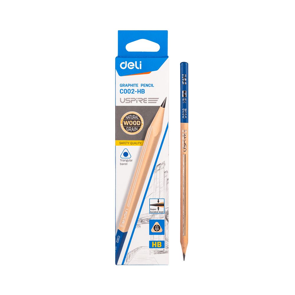 DELI ΜΟΛΥΒΙ ΤΡΙΓΩΝΙΚΟ HB USPIRE 12 ΤΕΜΑΧΙΑ