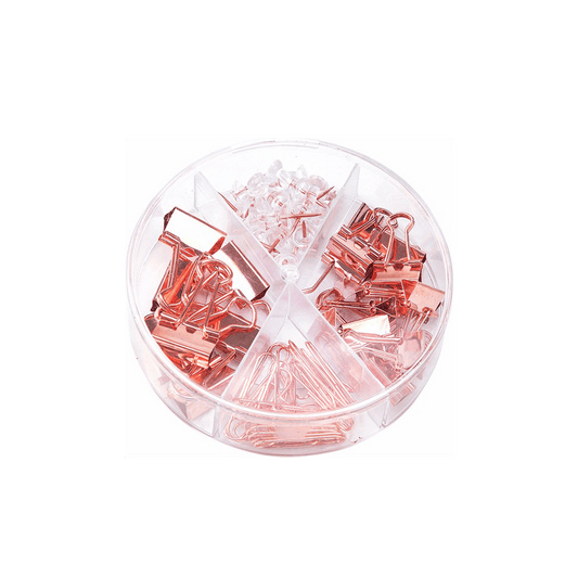 DELI ΠΙΑΣΤΡΑ/ΚΑΡΦΙΤΣΑ/ΣΥΝΔΕΤΗΡΑΣ 100x100x27mm ΡΟΖ ΧΡΥΣΟ