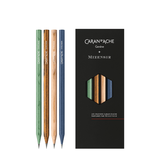 CARAN D'ACHE ΜΟΛΥΒΙ ΜΕ ΑΡΩΜΑ HB ΣΕΤ 4 ΤΕΜΑΧΙΑ LTD No10 LE CRAYONS DE LA MAISON ΑΣΣΟΡΤΙ